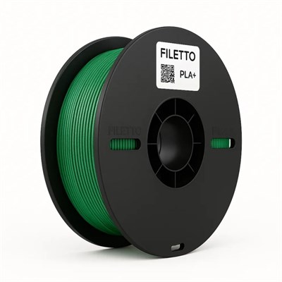 Filetto PLA+ 3D Filament – 1.75mm – 1KG – AMS Uyumlu Yeşil
