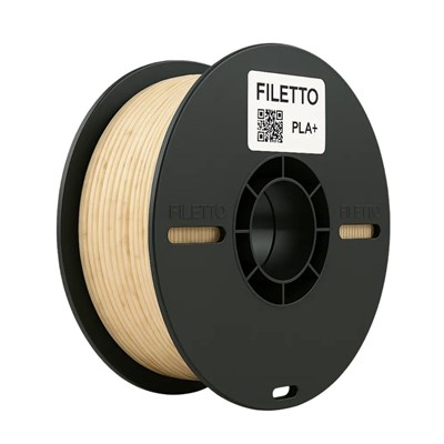 Filetto PLA+ 3D Filament – 1.75mm – 1KG – AMS Uyumlu Mermer Desenli Bej