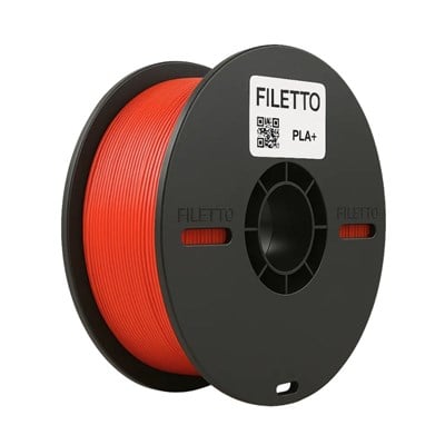 Filetto PLA+ 3D Filament – 1.75mm – 1KG – AMS Uyumlu Kırmızı