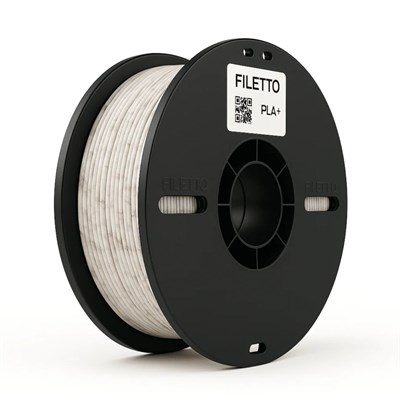Filetto PLA+ 3D Filament – 1.75mm – 1KG – AMS Uyumlu Mermer