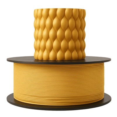Filetto PLA+ 3D Filament – 1.75mm – 1KG – AMS Uyumlu Gold