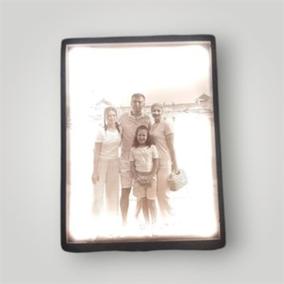 Lithophane LED Işıklı Kişiye Özel Fotoğraf Çerçevesi – Sevgililer Günü Hediyesi