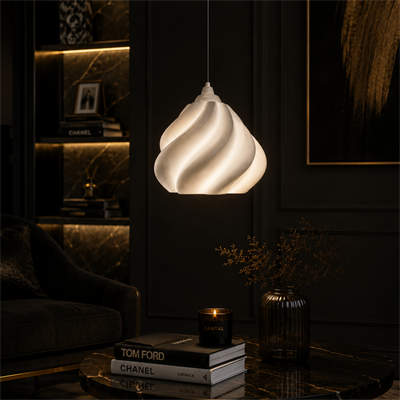 Pumpkin Tekli̇ Sarkıt Avi̇ze Yatak Odasi Avize – Salon ve Mutfak Aydınlatması 22 X 37 CM Beyaz Askı
