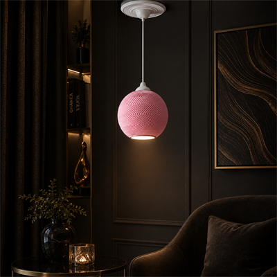 Sarkıt Avi̇ze Çocuk Odası Mutfak Salon Aydınlatması 14 X 15 CM Pembe