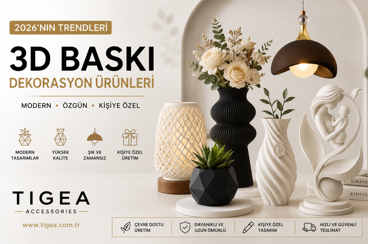3D dekorasyon ürünleri,3D baskı,dekoratif ürünler,modern ev dekorasyonu,masaüstü aksesuarları,dekoratif saksılar,kişiye özel tasarım,modern avize modelleri,lambader tasarımları,duvar dekorasyonu,minimalist dekorasyon,ofis dekorasyonu,3D baskı trendleri,geometrik tasarımlar,Tigea Accessories