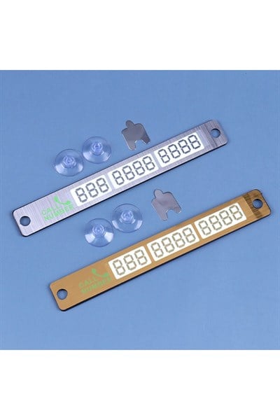 Araç Numaratör Araç Park Numaratörü Vantuzlu Cam Numaratörü