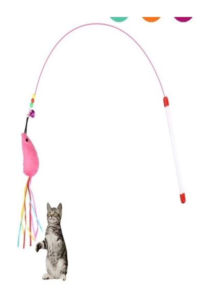 Kedi Olta Oyuncağı Çıngıraklı Ipli