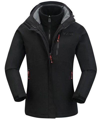 2as Sparkle Ladies 3in1 Inside Fleece Jacket