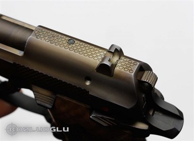 Beretta MOD81F Yanık Füme Titanyum - 3D Kertik Gravür