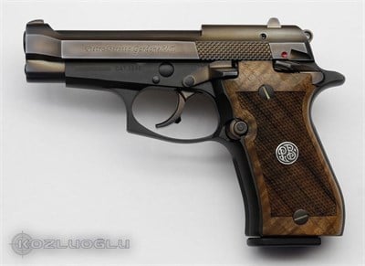 Beretta MOD81F Yanık Füme Titanyum - 3D Kertik Gravür