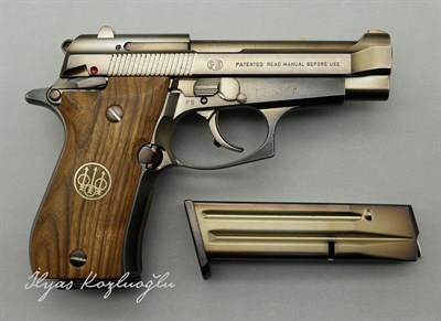 Beretta Mod. 81F Cal. 7,65 - Açık Füme Titanyum Kaplama