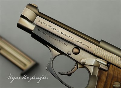 Beretta Mod. 81F Cal. 7,65 - Açık Füme Titanyum Kaplama