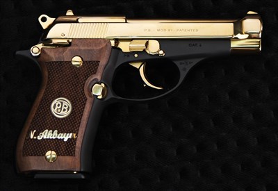 Beretta Mod81 Parlak Sarı Titanyum Kaplama