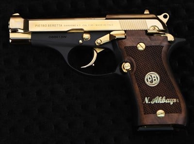 Beretta Mod81 Parlak Sarı Titanyum Kaplama