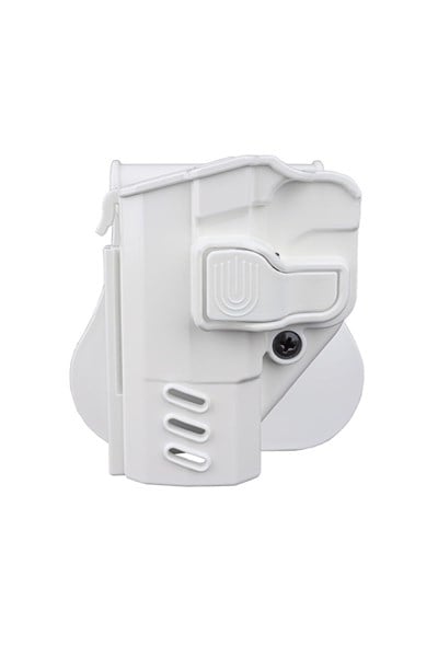 Black Grips Canik Mete Taktik Polimer Tabanca Kılıfı Sol El Beyaz