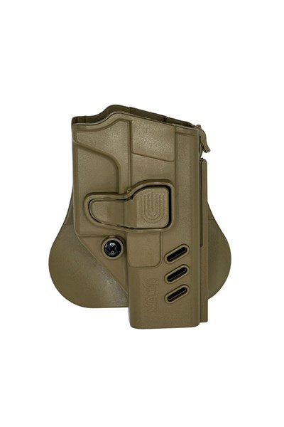 Black Grips Glock 17 - Glock 19 Taktik Polimer Tabanca Kılıfı Bej