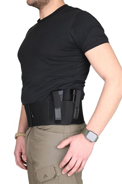 Black Grips Özel Petek Dokuma Premium Korse Tabanca Kılıfı Siyah
