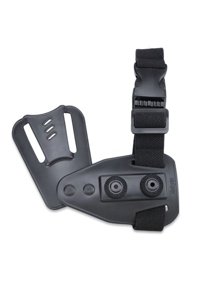 Black Grips Polimer Alçak Taşıma Bacak Kılıfı Aparatı Siyah