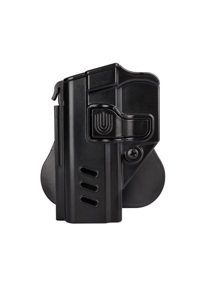 Black Grips Sarsılmaz Sar9 & Sar9 Mete Taktik Polimer Tabanca Kılıfı Sol El Siyah