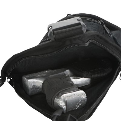 Black Grips Üçgen Çok Amaçlı Taktik Tabanca Taşıma Çantası Siyah