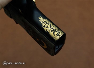 Browning - Mat Siyah & Parlak Sarı Titanyum Kaplama - Serpme Gravür