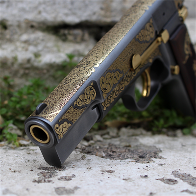 Browning 245 Sarı Titanyum Gravür & Füme Kaplama