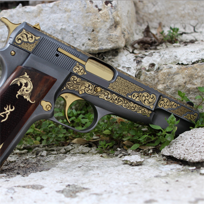 Browning 245 Sarı Titanyum Gravür & Füme Kaplama