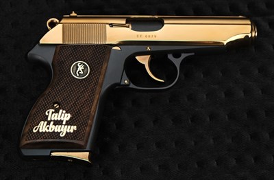 Browning 7 65 Parlak Sarı Titanyum Kaplama