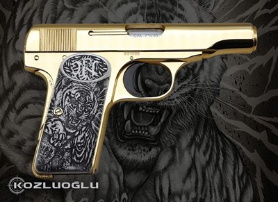 Browning 7.65 Altın Kaplama