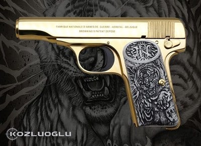 Browning 7.65 Altın Kaplama