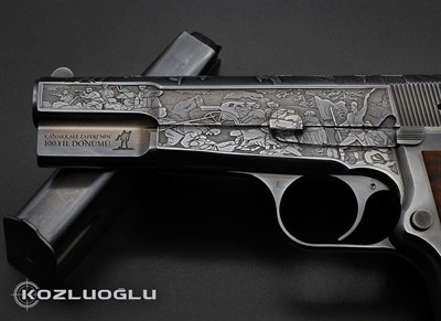 Browning Çanakkale Zaferi 1915 & Yanık Füme Titanyum Kaplama