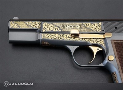 Browning HP Serpme Gravür