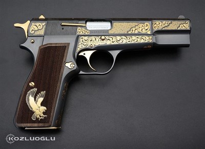 Browning HP Serpme Gravür