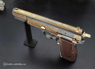 Browning HP Serpme Gravür