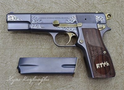 Browning HP Serpme Gravür