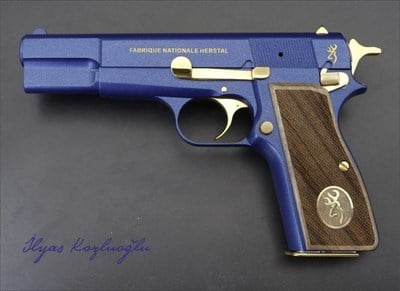 Browning Hi Power Mavi Kaplama