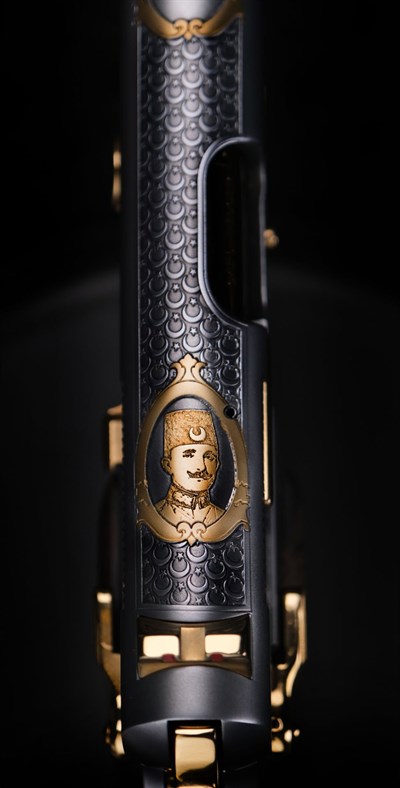 Browning İttihat ve Terakki Gravür Çalışması