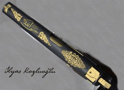 Browning Sarı Gravür & Füme Titanyum Kaplama