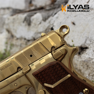 Browning Zebra Desenli Altın Kaplama
