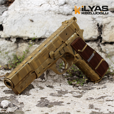 Browning Zebra Desenli Altın Kaplama