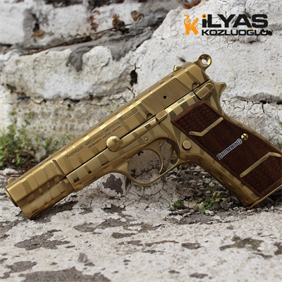 Browning Zebra Desenli Altın Kaplama
