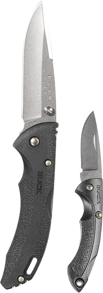 Buck Knives 285 & 283 Siyah Saplı Çakı Seti