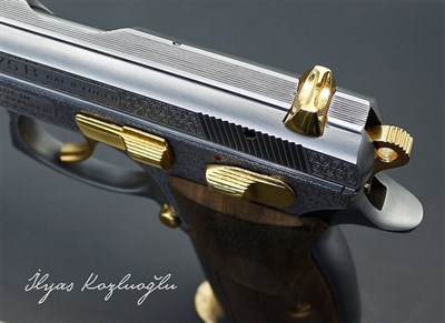 CZ 75 B  Scroll Desen Gravür & Füme Kaplama
