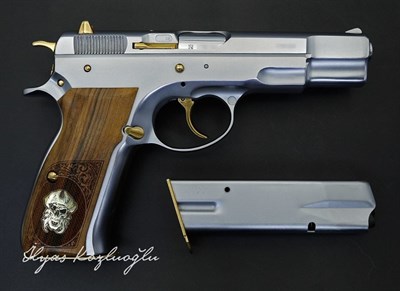 CZ 75 Beyaz Krom Kaplama