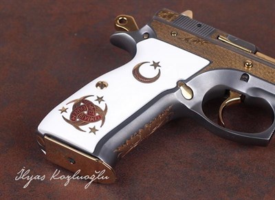 CZ 75B - Titanyum - Serpme & English Scroll Gravür