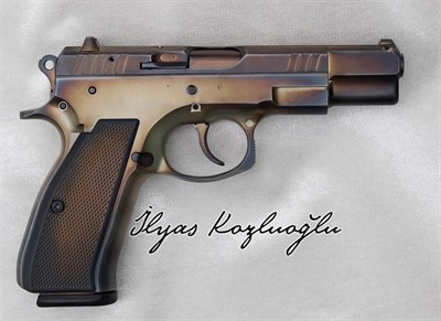 CZ 75B Black Diamond Yanık Füme Titanyum Kaplama