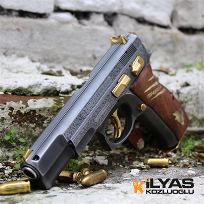 CZ 75B English Scroll Gravür