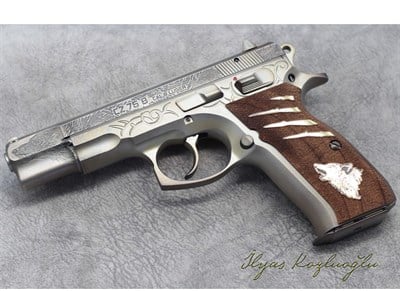 CZ 75B Füme Titanyum - Kurt Gravürü