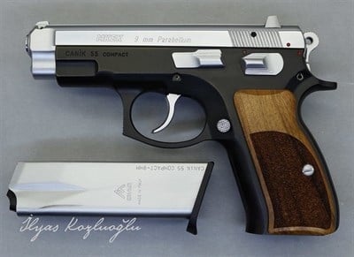 Canik 55 Compact Siyah Beyaz Krom Kaplama
