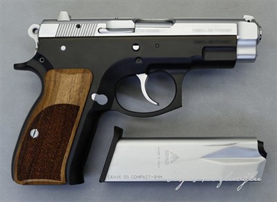 Canik 55 Compact Siyah Beyaz Krom Kaplama